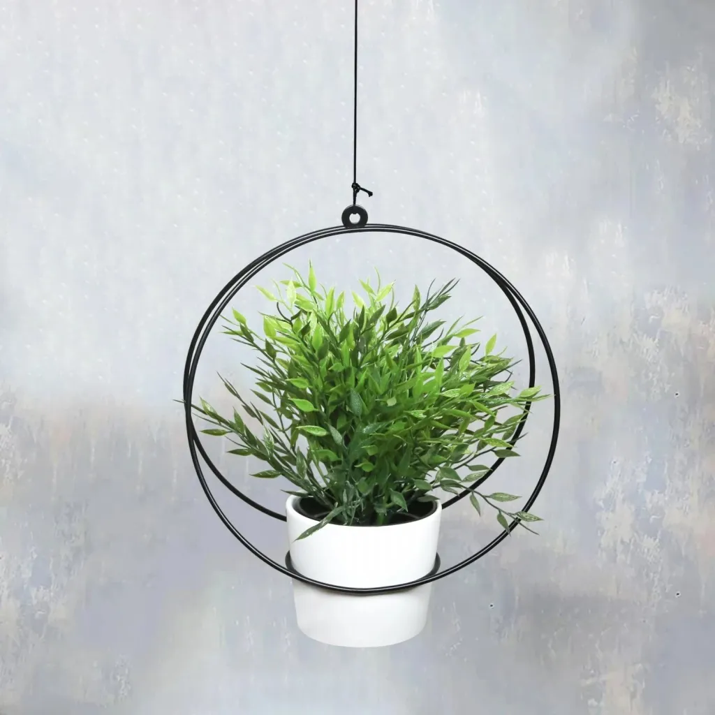 Jardiniere e varur, ngjyrë e zezë, Evila Originals, SEH - 4614 - 1
