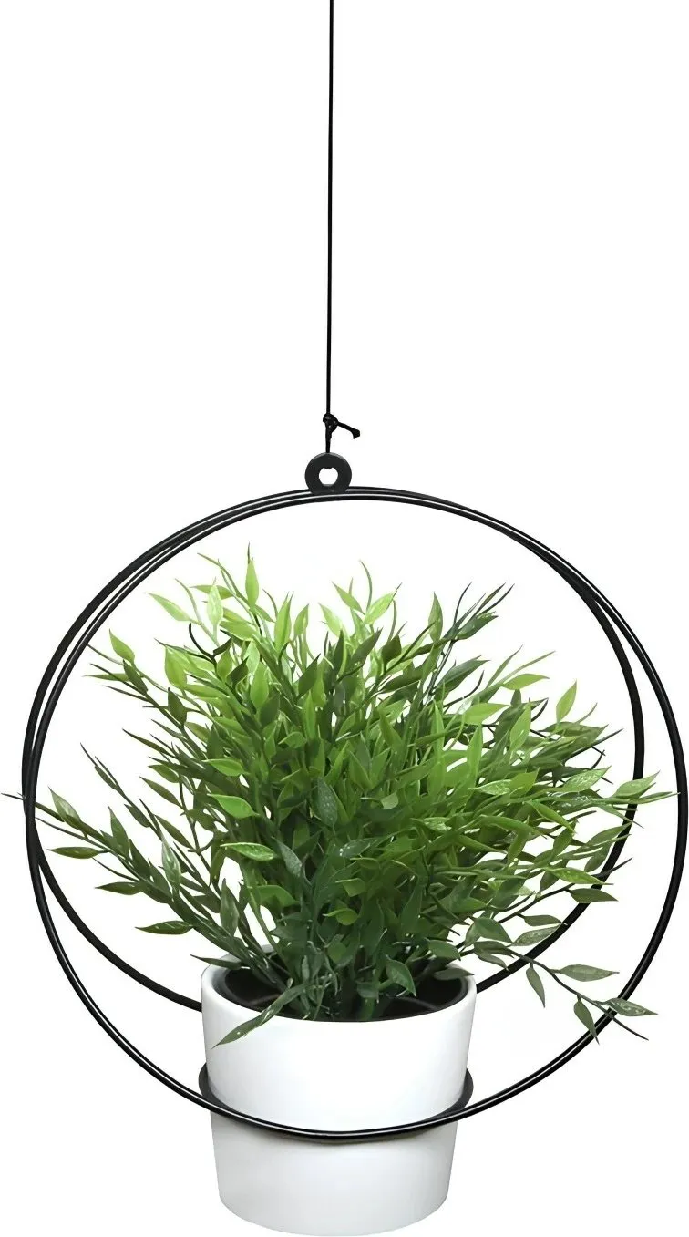 Jardiniere e varur, ngjyrë e zezë, Evila Originals, SEH - 4614 - 2