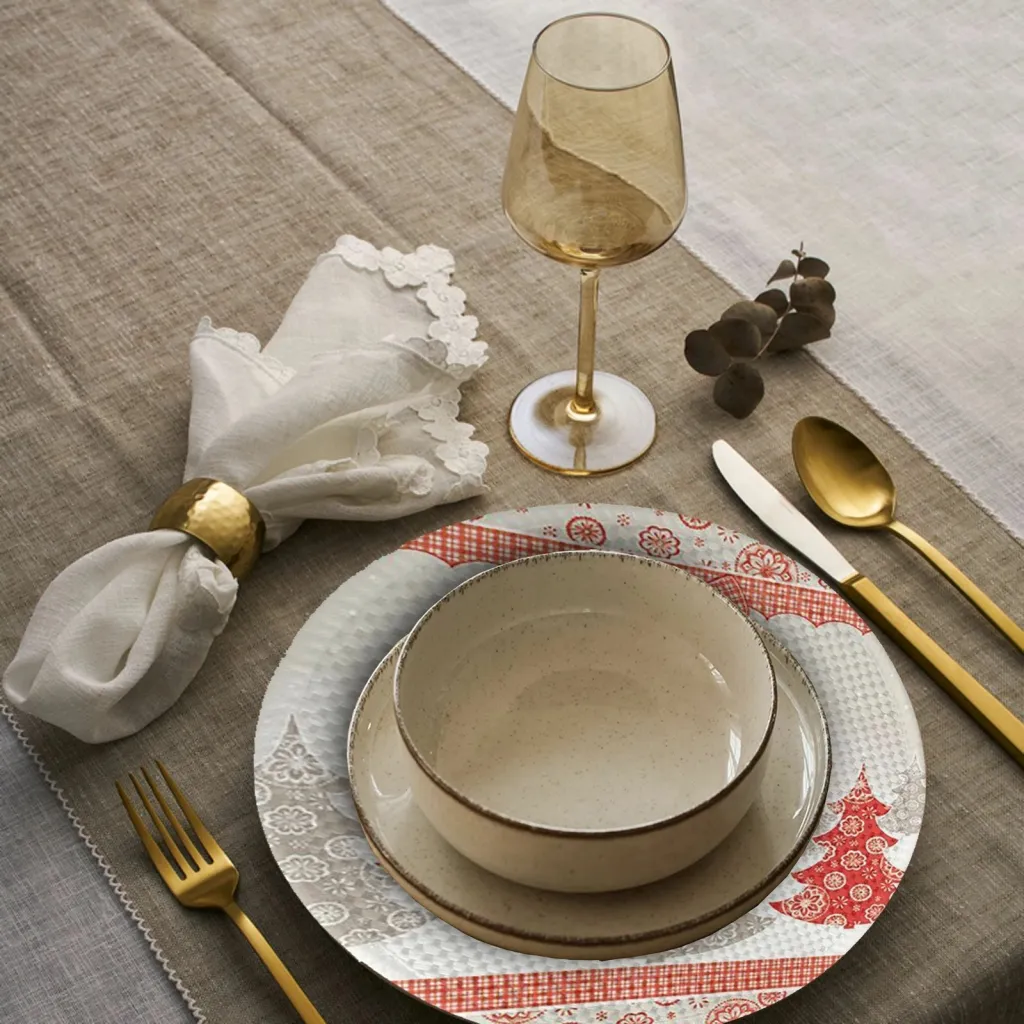 Set nënshtruesish tavoline Hermia Concept, shumëngjyrësh, 4300Supla, 4 copë - 3