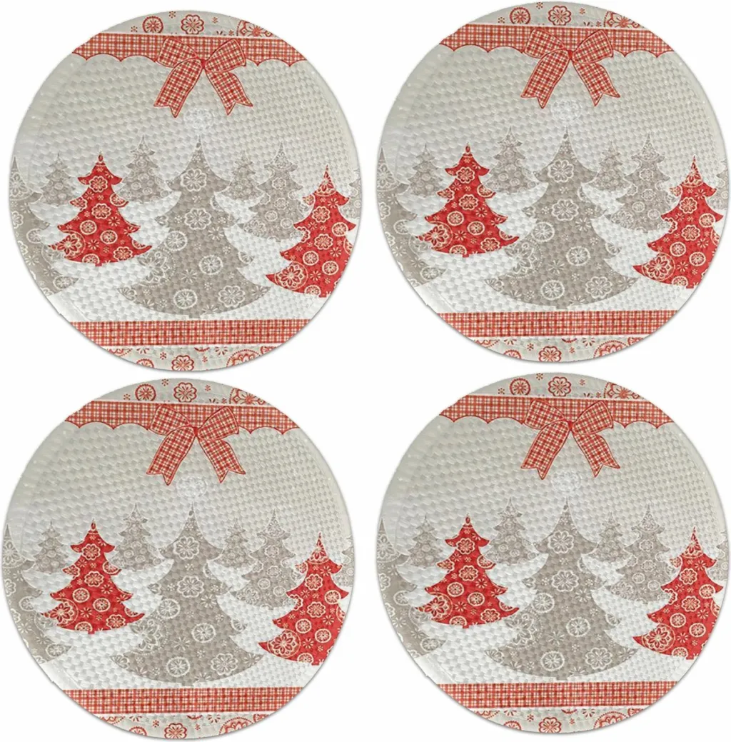 Set nënshtruesish tavoline Hermia Concept, shumëngjyrësh, 4300Supla, 4 copë - 4