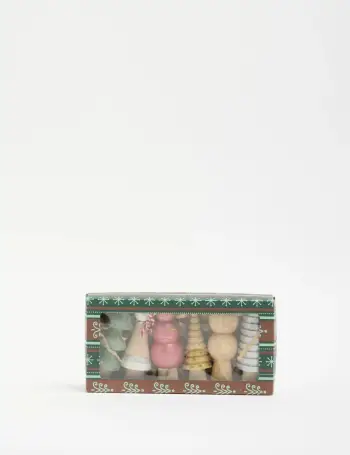 Set dekorativ për Krishtlindje, shumëngjyrësh, Evila Originals