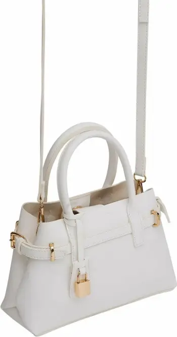 Çantë dore e bardhë Zoozie Bags, MK1020225SV10-007