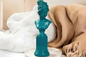 Objekt dekorativ Evila Originals, ngjyrë turquoise, CY0429