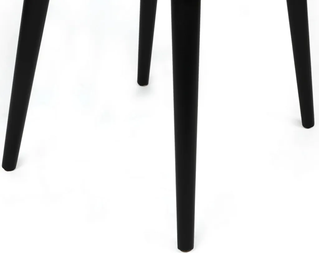 Set karrigash (2 copë), Skye Decor, Tutku-301 V2, kadife, anthracite/zi - 4