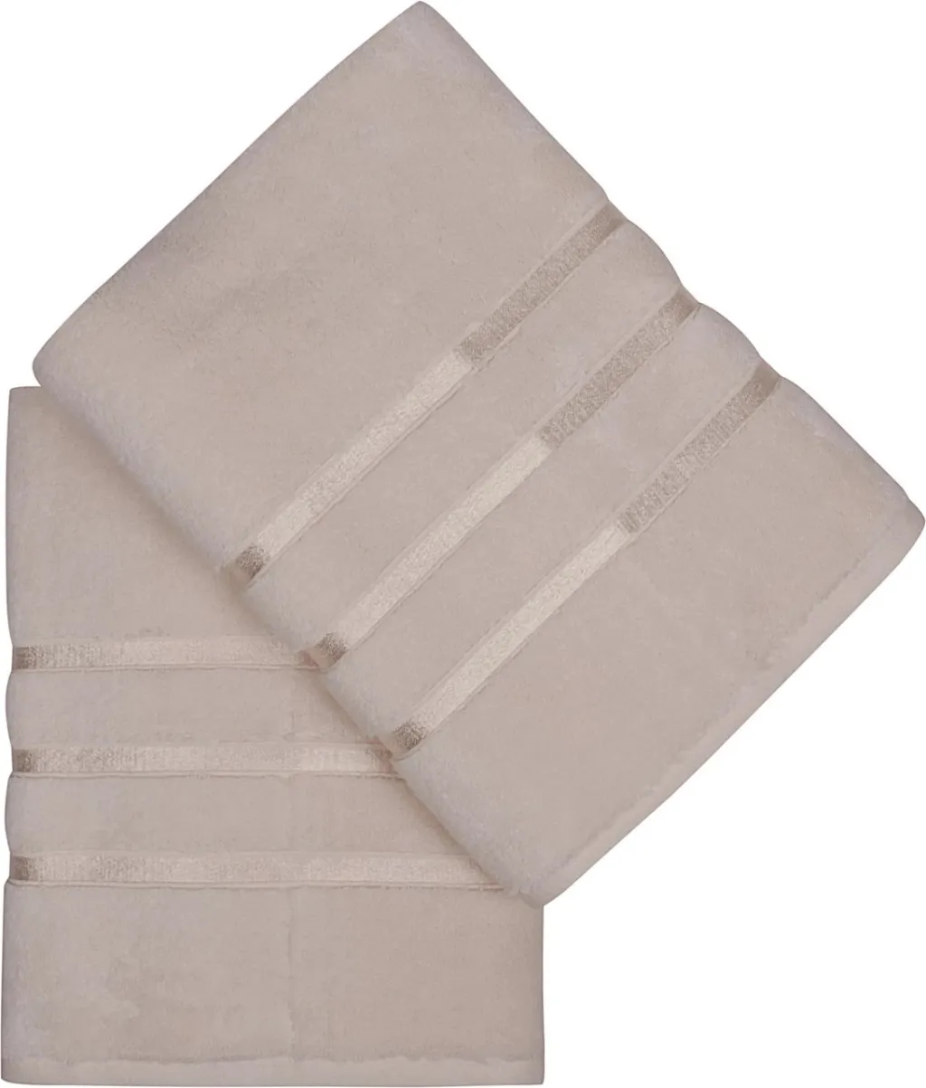 Set peshqirësh për banjo (2 copë), Mijolnir, Dolce, ngjyrë e verdhë e çelët - 3
