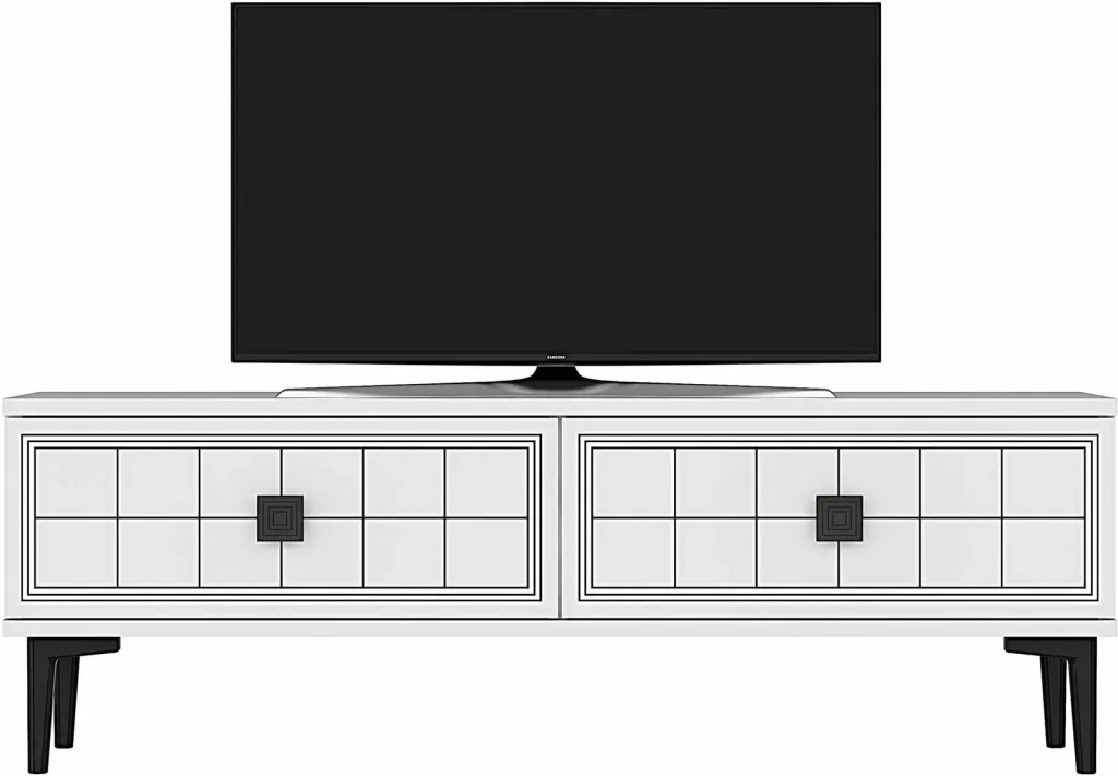 Komodë TV Skye Decor, e bardhë, Yuka 120 - 3