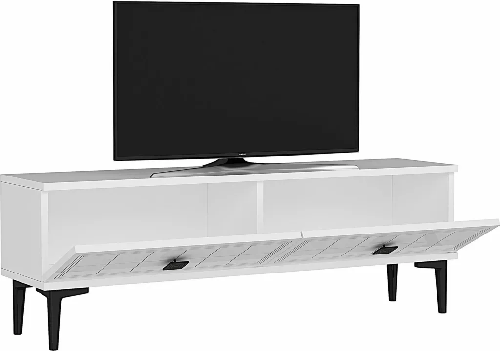 Komodë TV Skye Decor, e bardhë, Yuka 120 - 5