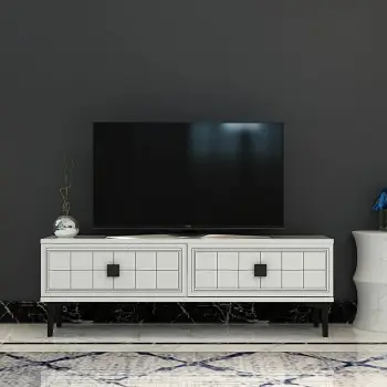 Komodë TV Skye Decor, e bardhë, Yuka 120