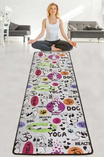 Qilim yoga Vital And Vivid, Sirsasana Djt, shumëngjyrësh, 60x200cm