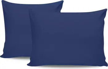 Set këllëfësh jastëku (2 copë), ngjyrë e kaltër e errët, L'essentiel, 50x80cm