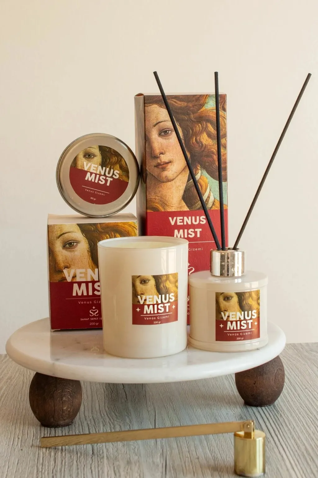 Set qirinjsh (3 copë), Evila Originals, Venus Mist - 1
