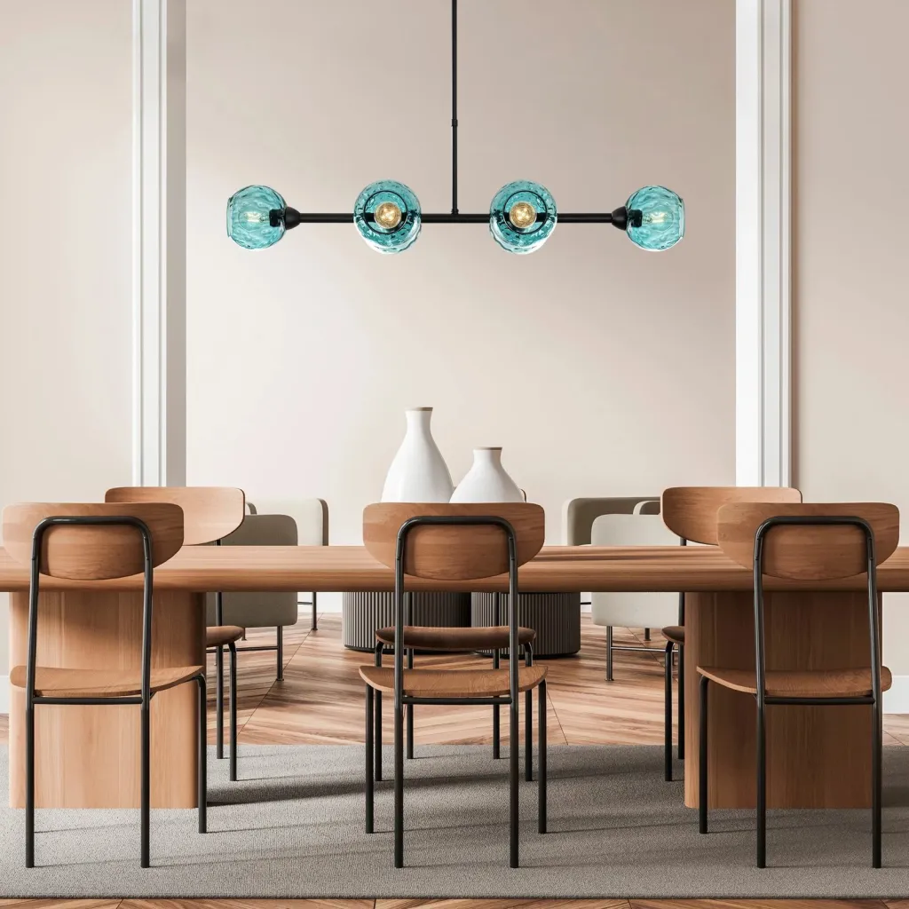 Llambë varëse Opviq Benek, blu e zezë, 103x40x74cm - 2