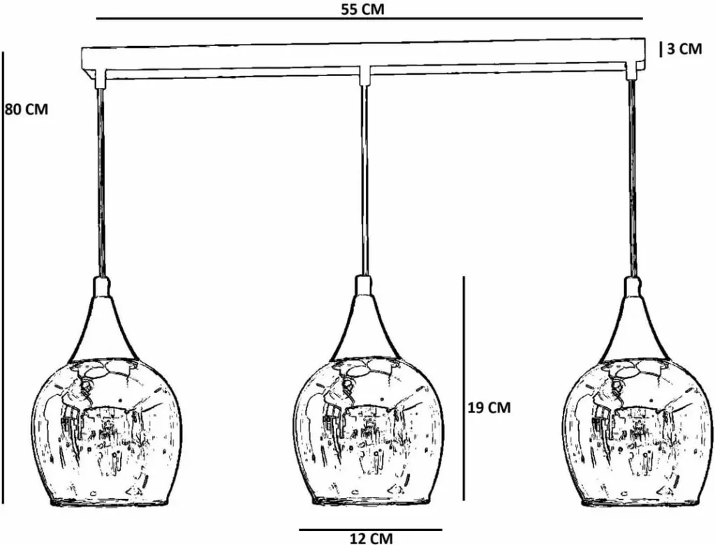 Llambadar Opviq, 9063-5, metal e xham, ngjyrë e bardhë dhe ari - 4