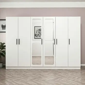 Dollap Skye Decor, i bardhë, 270x190x52cm