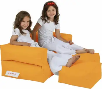 Qese ulëse për fëmijë, dy vende, portokalli, Atelier del Sofa