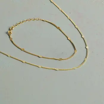 Set varëse dhe byzylyk argjendi, ngjyrë ari, Jumeon, 11056G
