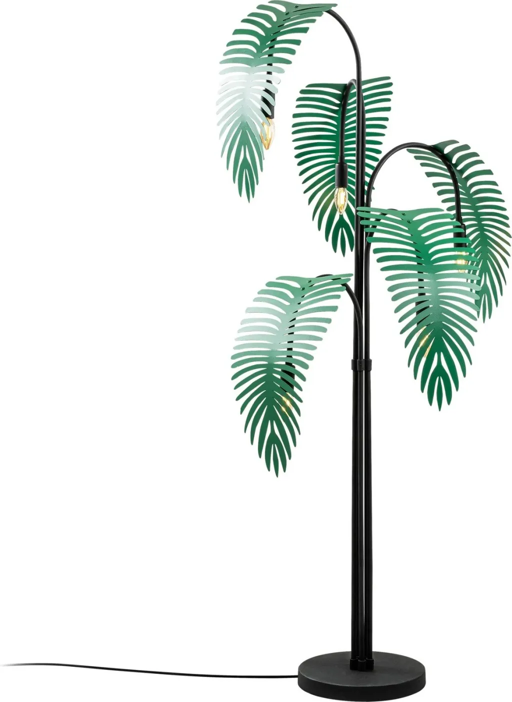 Llambë dyshemeje Opviq, Palm 13920, e zezë, e gjelbër - 4