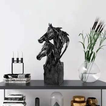 Objekt dekorativ Evila Originals, Yak-043-C, ngjyrë e zezë