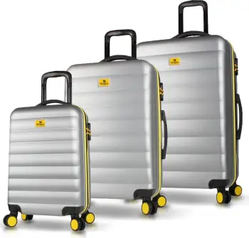 Set valixhesh (3 copë), ngjyrë gri, Zoozie Bags, 6407