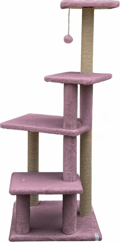 Dërrasë për gërvishtje për mace, Paws & Whiskers, Alessi, ngjyrë rozë e zbehtë - 1