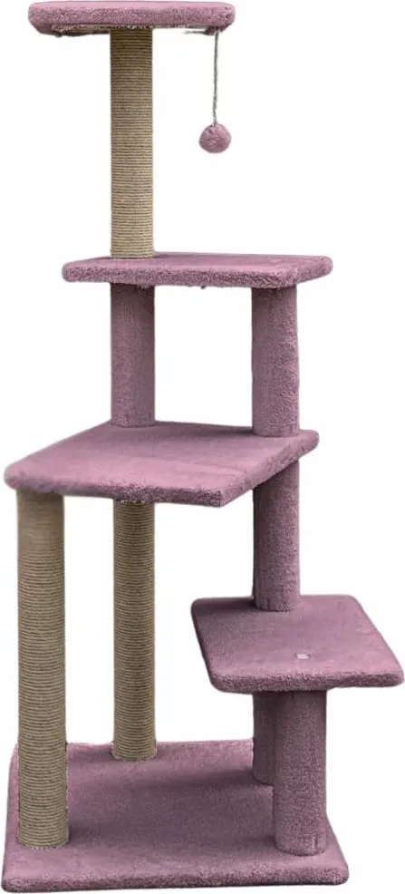 Dërrasë për gërvishtje për mace, Paws & Whiskers, Alessi, ngjyrë rozë e zbehtë - 2