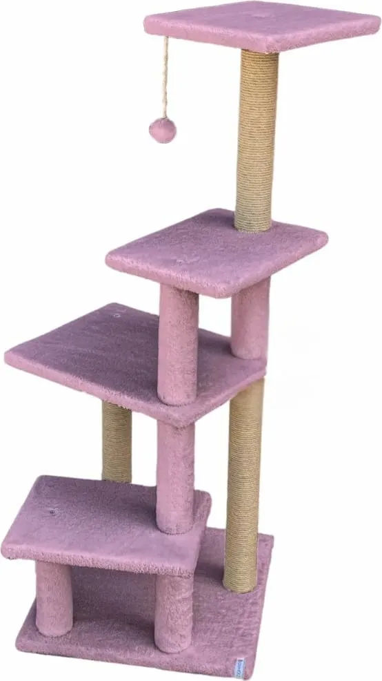 Dërrasë për gërvishtje për mace, Paws & Whiskers, Alessi, ngjyrë rozë e zbehtë - 3