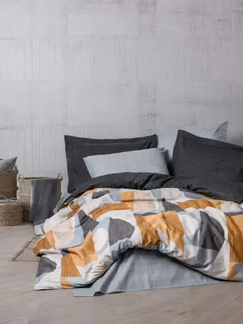 Set mbulesë jorgani XXL njësh, ngjyrë gri, L'essentiel, Giorno
