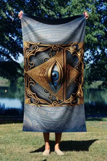 Peshqir plazhi Mijolnir, sy piramide, 70x130cm