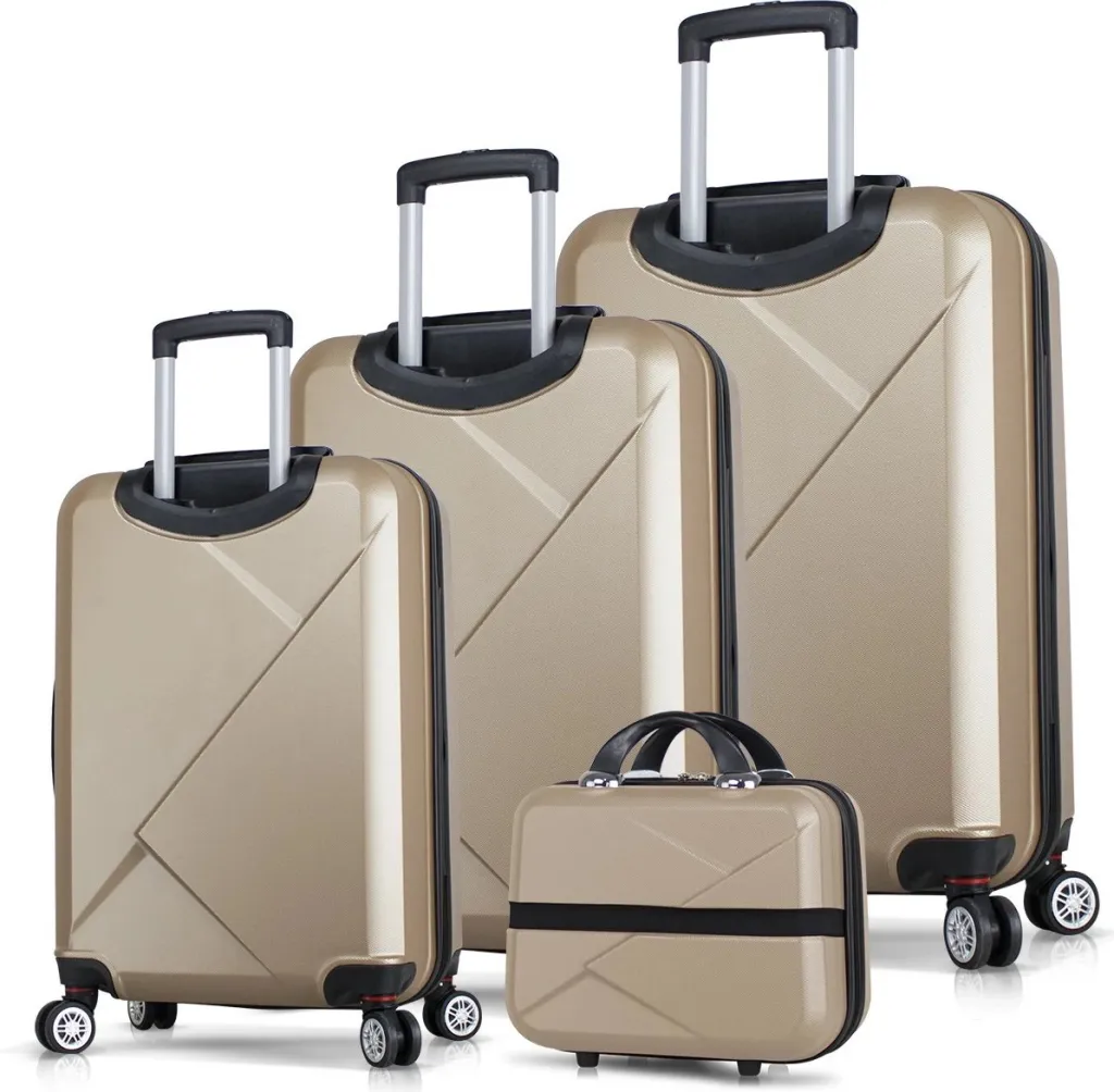 Set valixhesh (4 copë), ngjyrë ari, Zoozie Bags, 8237 - 2