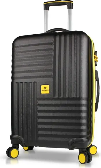 Valixhe udhëtimi Zoozie Bags, e zezë, 67x44x26cm