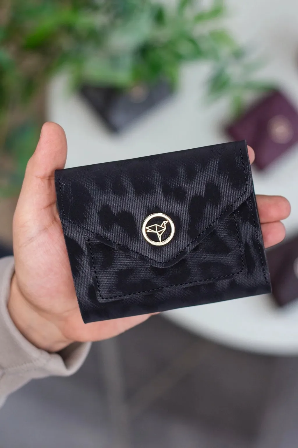 Portofol për gra, ngjyrë e zezë, leopard, Zoozie Bags - 1