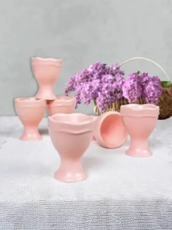 Set gotash për vezë, 6 copë, Hermia Concept, rozë, ST005106F971A0000000AV0700