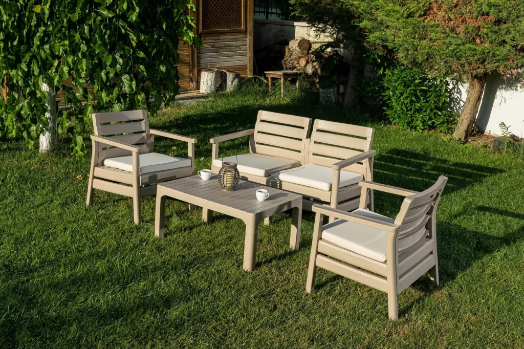 Set lounge për kopsht Skye Decor, Solemare 125, bezhë shkretëtire - 1