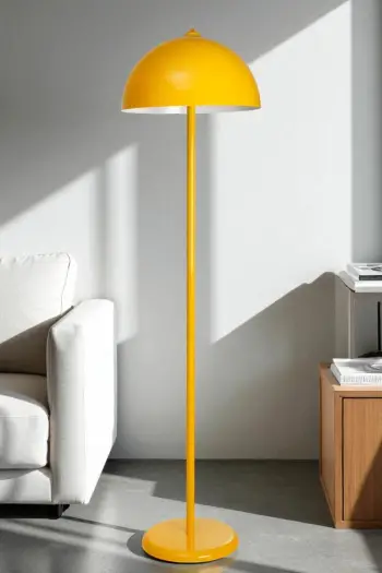 Llambë dyshemeje Opviq, ngjyrë mustard, 8923-1