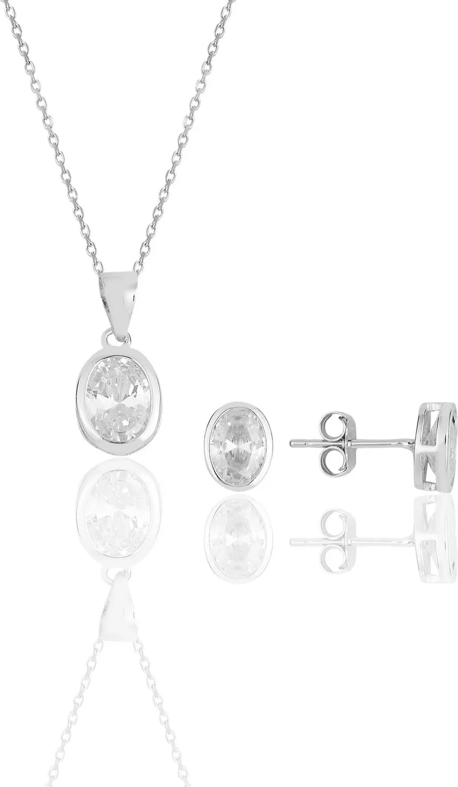 Set varëse dhe vathë argjendi Jumeon, 11618OVAL - 1
