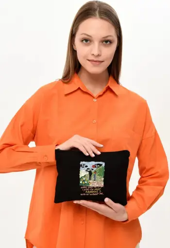 Çantë për make-up Zoozie Bags, e zezë, 25x18cm