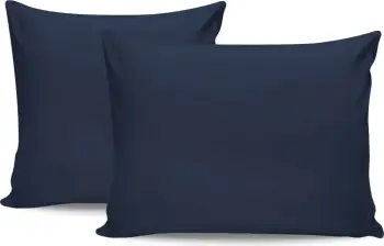 Set jastëkëmbulesh (2 copë), ngjyrë e kaltër e errët, L'essentiel, Tonne Marie - Serra