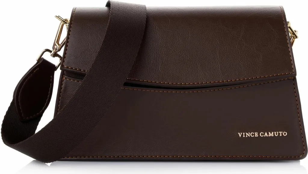 Çantë crossbody, ngjyrë kafe, Vince Camuto, Syracuse - 1