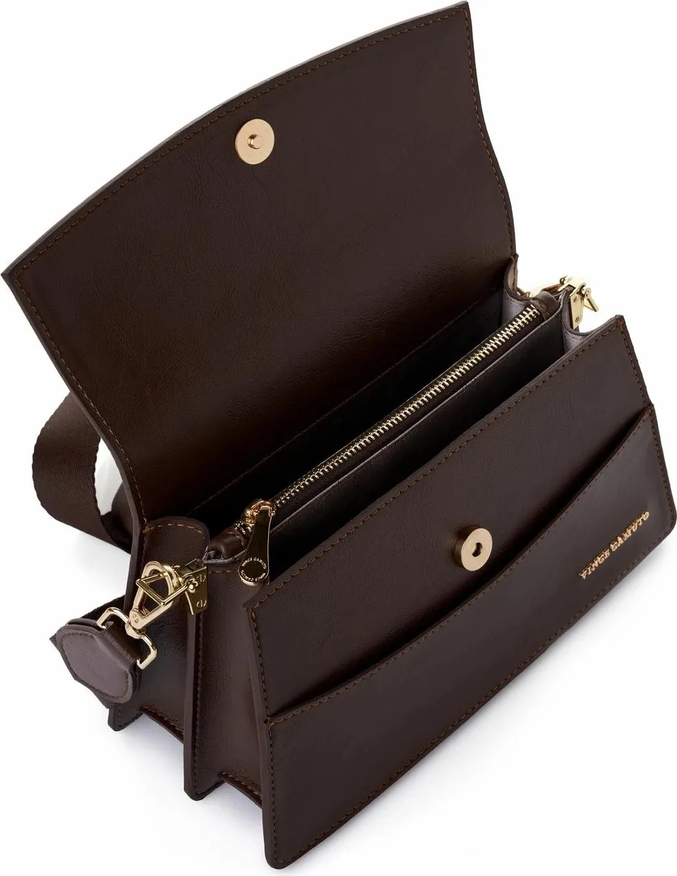Çantë crossbody, ngjyrë kafe, Vince Camuto, Syracuse - 4