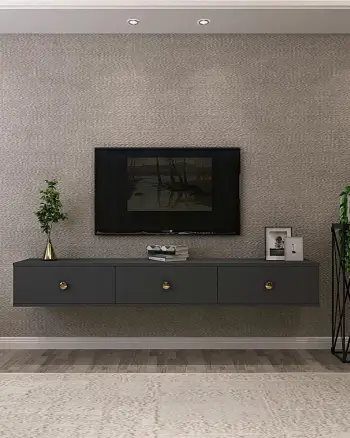 Komodë TV, ngjyrë antracit, Zuzu 180, Skye Decor