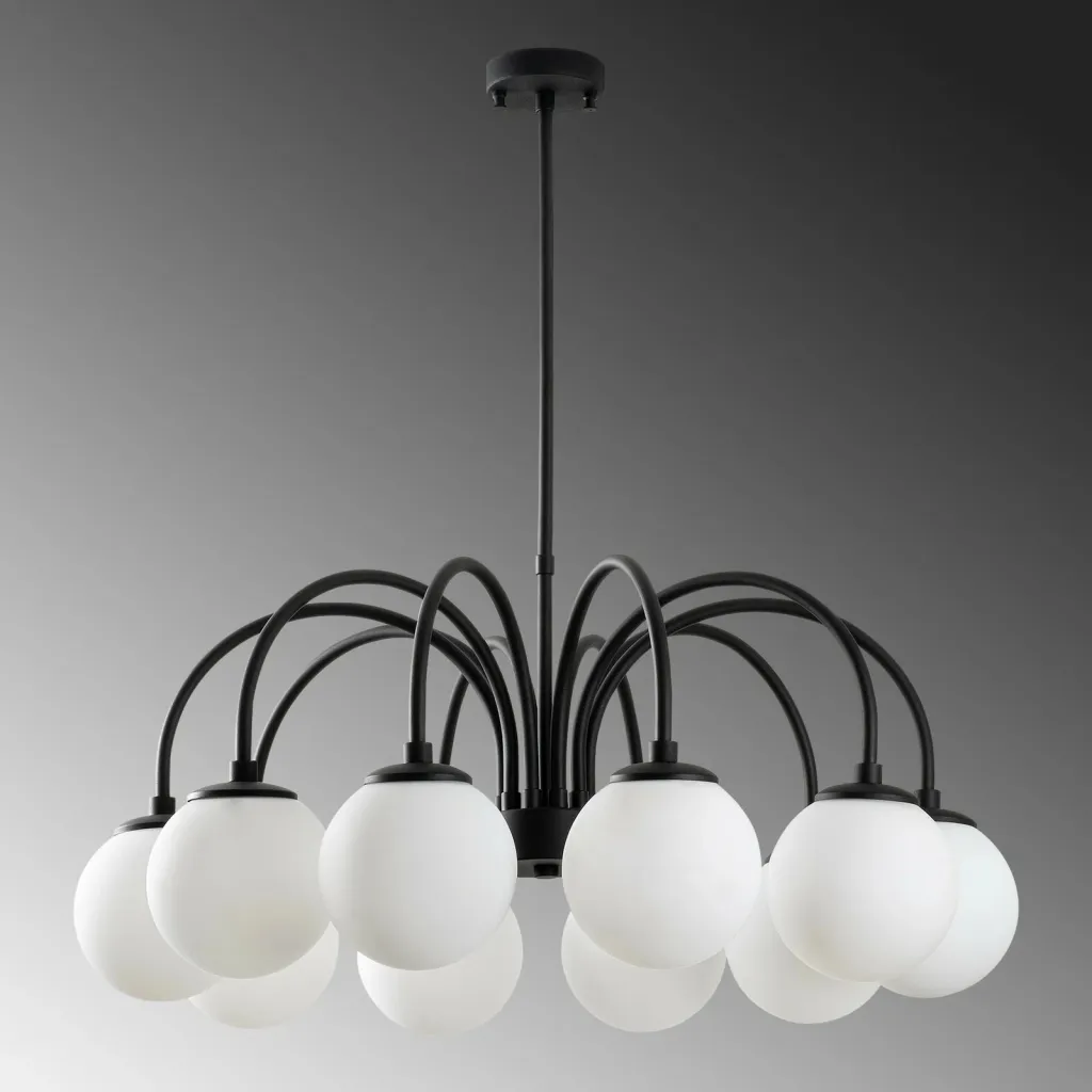 Llambadar modern Opviq, ngjyrë e zezë, Sferıs - 13940 - 6