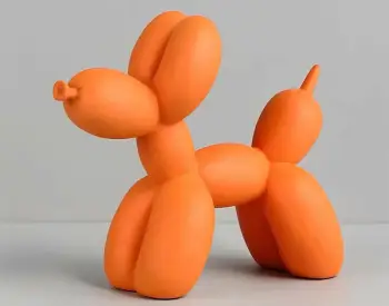 Objekt dekorativ Evila Originals, portokalli, CY0413