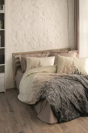 Set mbulesë për jorgan Single XXL, L'essentiel, ngjyrë bezhë, Lindon