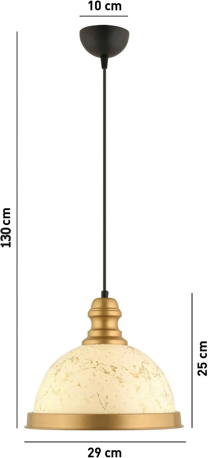 Llambë tavani Opviq, RT-6, e bardhë, trup metalik - 6