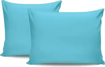 Set jastëkësh (2 copë), ngjyrë turquoise, L'essentiel, 50x80cm