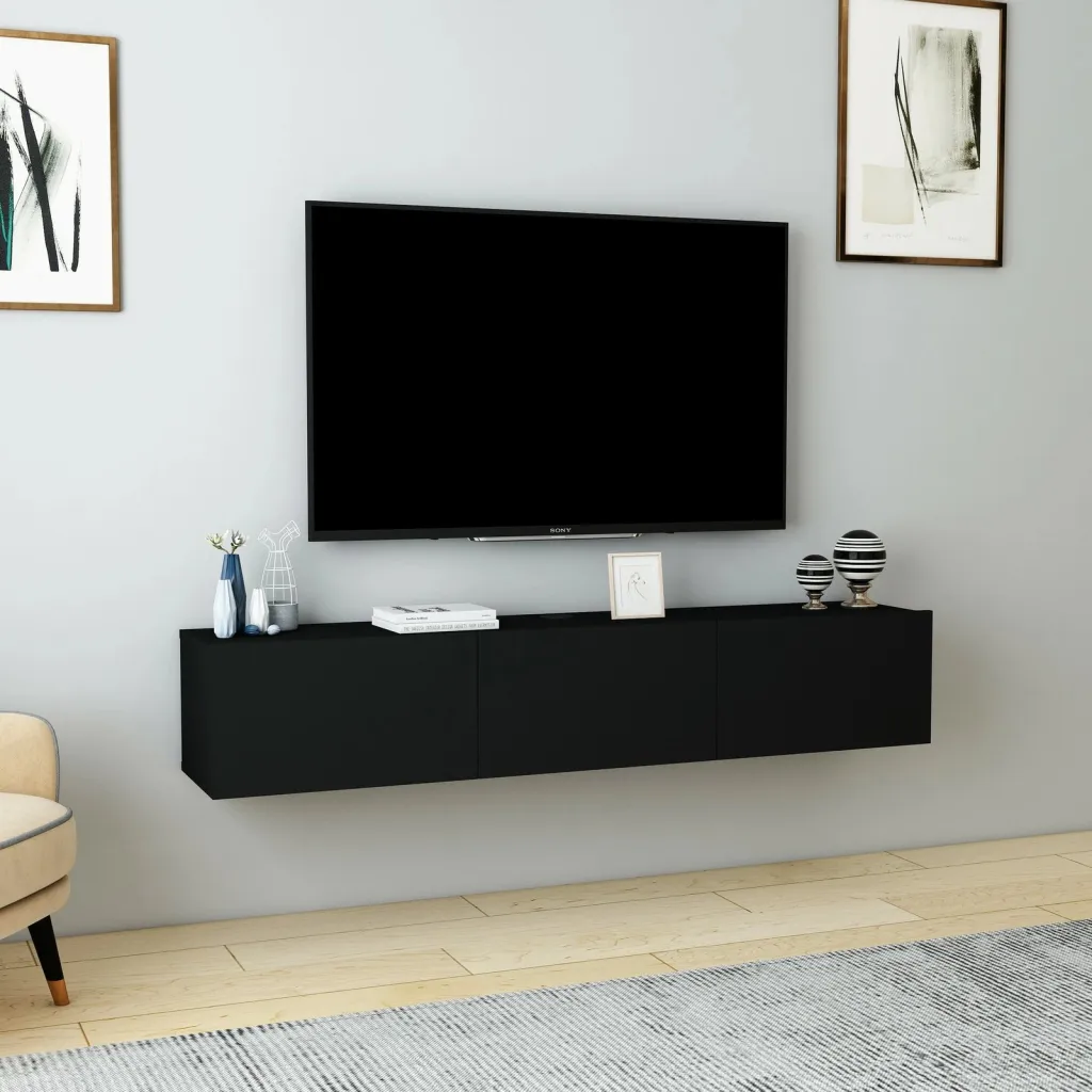 Komodë për TV, ngjyrë e zezë, Skye Decor Denby - 1