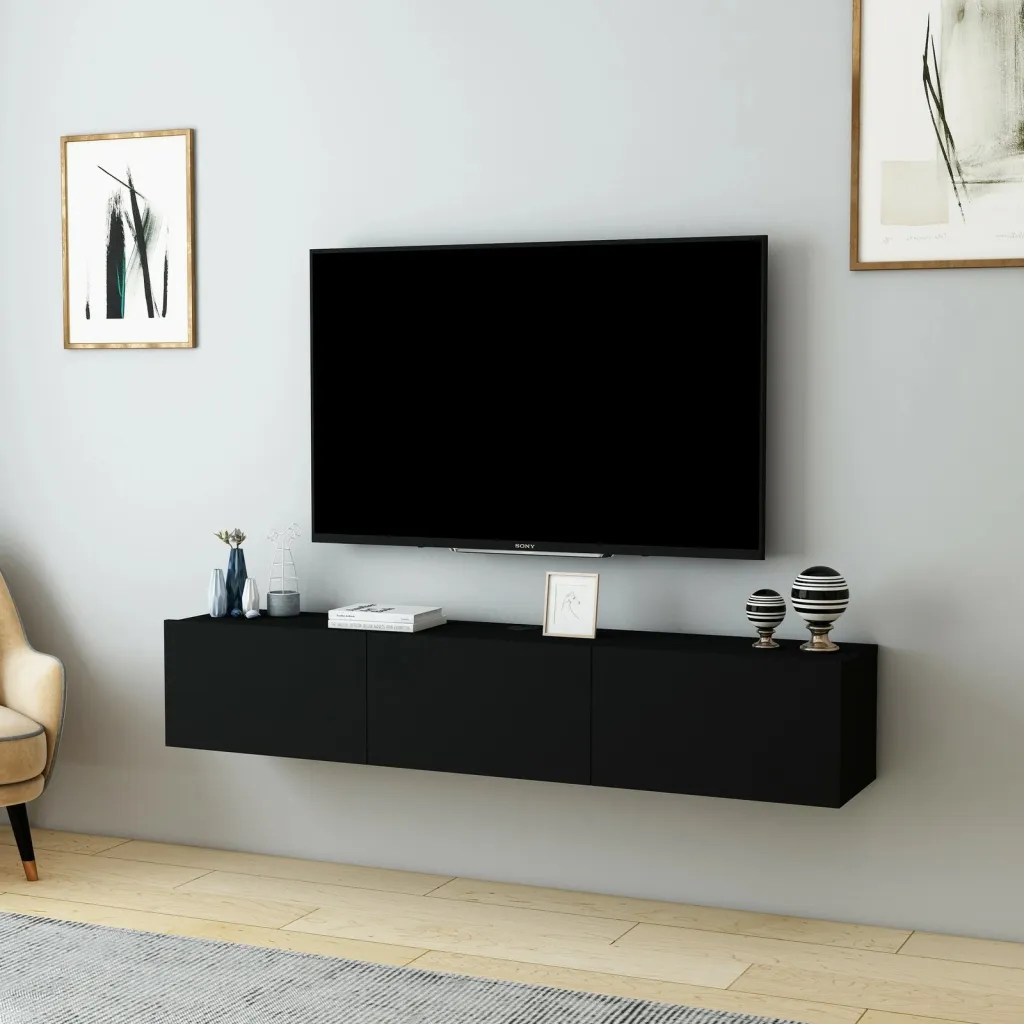 Komodë për TV, ngjyrë e zezë, Skye Decor Denby - 2