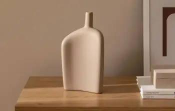 Vazo dekorative Evila Originals, ngjyrë kafe e çelët, CY0169