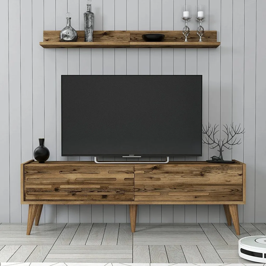 Njësi TV Valensiya, ngjyrë arre, 140 cm, Skye Decor - 1