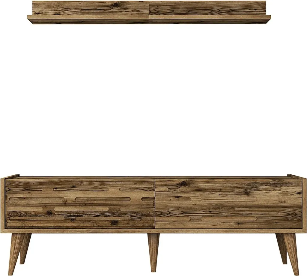 Njësi TV Valensiya, ngjyrë arre, 140 cm, Skye Decor - 6